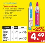 CO² Tauschzylinder Angebote von Sodastream bei Netto Marken-Discount Warendorf für 4,49 €