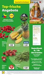 Lidl Himbeeren im Prospekt 