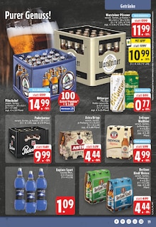 Bier im EDEKA Prospekt "Aktuelle Angebote" mit 24 Seiten (Paderborn)