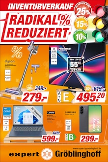 Fernseher im expert Gröblinghoff Prospekt "INVENTURVERKAUF - RADIKAL % REDUZIERT" mit 8 Seiten (Heinsberg)