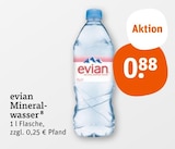 Mineralwasser Angebote von evian bei tegut Coburg für 0,88 €