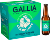 BIÈRE BLONDE GALLIA - GALLIA - Auchan Hypermarché à Maubeuge BIÈRE BLONDE GALLIA - GALLIA en promo chez Auchan Hypermarché Maubeuge à 10,96 €
