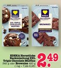 XXL Triple Chocolate Muffins Angebote von EDEKA Herzstücke bei E center Baden-Baden für 2,49 €