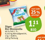 Bio-Mozzarella bei tegut im Creuzburg Prospekt für 1,11 €