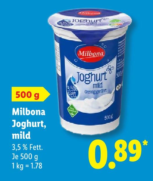 Joghurt, mild