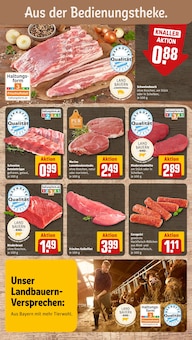 Rindfleisch im REWE Prospekt "Dein Markt" mit 31 Seiten (München)