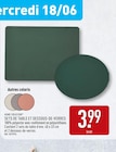 Sets de table et dessous-de-verres - HOME CREATION en promo à 3,99 € chez Aldi Sets de table et dessous-de-verres - HOME CREATION dans le catalogue Aldi