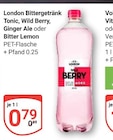 Bittergetränk Tonic Angebote von London bei GLOBUS Hanau für 0,79 €