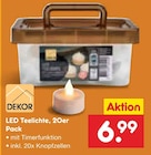 Aktuelle Kerzen Angebote bei Netto Marken-Discount in Cottbus Aktuelles LED Teelichte Angebot bei Netto Marken-Discount in Cottbus ab 6,99 €