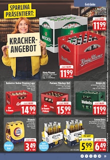 Bier im EDEKA Prospekt "Aktuelle Angebote" mit 26 Seiten (Arnsberg)