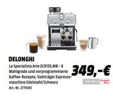 La Specialista Arte EC9155.MB im Angebot bei MediaMarkt Saturn in Rosenheim La Specialista Arte EC9155.MB Angebote von DELONGHI bei MediaMarkt Saturn Rosenheim für 349,00 €