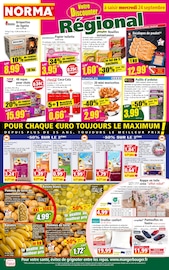 Prospectus Norma à Grand Menil, "Votre Discounter Régional", 14 pages de promos valables du 24/09/2025 au 30/09/2025