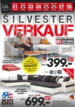 Seats and Sofas Prospekt "Silvester-Verkauf", 4 Seiten, für Dortmund, 21.12.2019 - 28.12.2019 Seats and Sofas Prospekt "Silvester-Verkauf", 4 Seiten, für Dortmund, 21.12.2019 - 28.12.2019