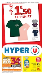 Catalogue Supermarchés de Hyper U à Vallet, avec 56 pages Prospectus Supermarchés de Hyper U à Vallet: "HYPER U", 56 pages, 25/08/2026 - 06/09/2026