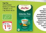 Glücks Tee im Angebot bei GLOBUS in Halle Glücks Tee Angebote von Yogi Tea bei GLOBUS Halle für 1,99 €