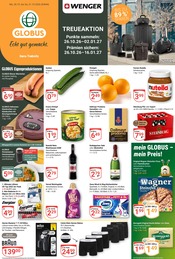 GLOBUS Supermarkt Prospekt der aktuellen Woche mit 32 Seiten, gültig von 26.10.2026 bis 31.10.2026, in Gera und Umgebung Aktueller GLOBUS Supermarkt Prospekt in Gera und Umgebung, "Aktuelle Angebote" mit 32 Seiten, 26.10.2026 - 31.10.2026