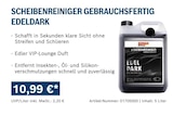 Scheibenreiniger Gebrauchsfertig Edeldark von Sonax im aktuellen Bosch Car Service Prospekt für 10,99 €