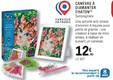 Canevas à Diamanter Chaton - Art Créations à 12,90 € dans le catalogue E.Leclerc