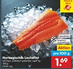 Norwegisches Lachsfilet Angebote bei Netto Marken-Discount Detmold für 1,69 €