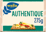 TARTINES CROUSTILLANTES AUTHENTIQUE WASA - WASA en promo chez Auchan Hypermarché Boulogne-sur-Mer à 1,69 €