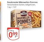 Mikrowellen-Pommes im Angebot bei GLOBUS in Braunschweig Mikrowellen-Pommes Angebote von Snackmaster bei GLOBUS Braunschweig für 0,99 €