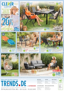 Gartensitzmöbel im Trends Prospekt "TRENDS FOR FRIENDS" mit 8 Seiten (Bonn)