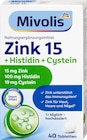 Zink 15 + Histidin + Cystein Tabletten 40 St von Mivolis im aktuellen dm-drogerie markt Prospekt für 2,95 €