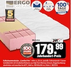 Kaltschaummatratze Comfort Pro von Ergo Dream im aktuellen Segmüller Prospekt