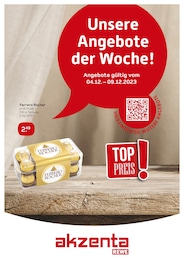 Akzenta Prospekt "Unsere Angebote der Woche!" für Mülheim, 8 Seiten, 04.12.2023 - 09.12.2023