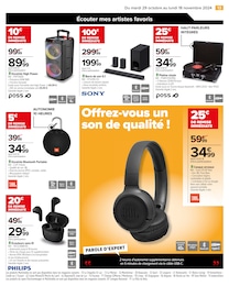 Offre Enceintes Son dans le catalogue Carrefour du moment à la page 15