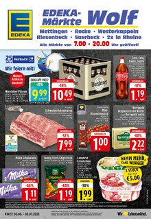 Aktueller EDEKA Prospekt "Aktuelle Angebote" Seite 1 von 24 Seiten für Recke
