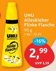 Alleskleber Flinke Flasche von UHU im aktuellen budni Prospekt