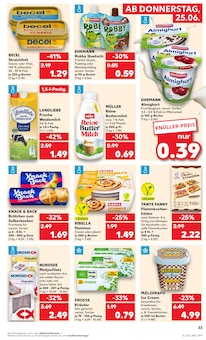 Milch im Kaufland Prospekt "Hier bin ich richtig" mit 58 Seiten (Berlin)