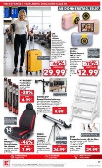 Koffer im aktuellen Kaufland Prospekt (Karlsruhe) Koffer im Kaufland Prospekt "Hier bin ich richtig" mit 71 Seiten (Karlsruhe)