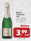 Jahrgangssekt im Angebot bei combi in Garbsen Jahrgangssekt Angebote von Mumm bei combi Garbsen für 3,99 €