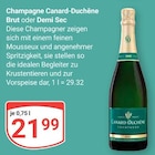 Champagne Canard-Duchêne Brut oder Demi Sec im Angebot bei GLOBUS in Pirmasens Champagne Canard-Duchêne Brut oder Demi Sec Angebote von Canard-Duchêne bei GLOBUS Pirmasens für 21,99 €