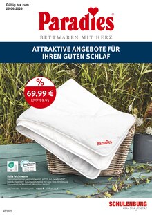 Aktueller Möbel Schulenburg Halstenbek Prospekt Möbel Schulenburg Halstenbek Prospekt "BETTWAREN MIT HERZ" mit 4 Seiten