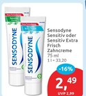 Sensitiv von Sensodyne für 2,49 € bei budni im Angebot Sensitiv von Sensodyne im aktuellen budni Prospekt