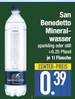 Mineralwasser von San Benedetto im aktuellen EDEKA Prospekt für 0,39 €
