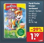 Kinder Sortiment von Ferdi Fuchs für 1,19 € bei Netto Marken-Discount im Angebot Kinder Sortiment von Ferdi Fuchs im aktuellen Netto Marken-Discount Prospekt