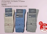 Herren Socken mit Komfortbund von  im aktuellen V-Markt Prospekt für 3,99 €