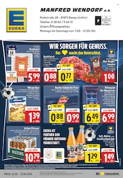 EDEKA Prospekt für Kamp-Lintfort mit 24 Seiten EDEKA Prospekt für Kamp-Lintfort: "Aktuelle Angebote", 24 Seiten, 22.06.2026 - 27.06.2026