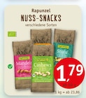 Nuss-Snacks von Rapunzel für 1,79 € bei Erdkorn Biomarkt im Angebot Nuss-Snacks von Rapunzel im aktuellen Erdkorn Biomarkt Prospekt