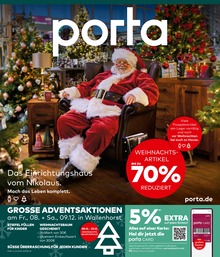porta Möbel Prospekt für Georgsmarienhütte mit 8 Seiten porta Möbel Prospekt für Georgsmarienhütte: "Mach das Leben komplett", 8 Seiten, 03.12.2023 - 09.12.2023