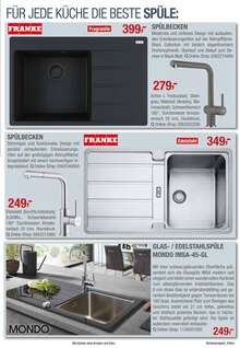 Küche Spülbecken im aktuellen Opti-Wohnwelt Prospekt (Bremen) Küche Spülbecken im Opti-Wohnwelt Prospekt "Küchen Trends" mit 46 Seiten (Bremen)