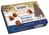 Boules de chocolat au lait fourrées praliné - JACQUOT en promo à 9,99 € chez Hyper U Boules de chocolat au lait fourrées praliné - JACQUOT dans le catalogue Hyper U