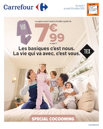Prospectus Carrefour, "Les basiques c'est nous. La vie qui va avec, c'est vous.",  pages, 07/10/2025 - 20/10/2025