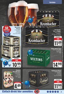 Bier im EDEKA Prospekt "Aktuelle Angebote" mit 28 Seiten (Monheim (Rhein))