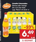 Limonaden Zitrone oder Orange von Limetto im aktuellen Netto Marken-Discount Prospekt für 6,49 €