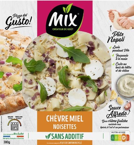 Pizza Del Gusto chèvre miel noisettes